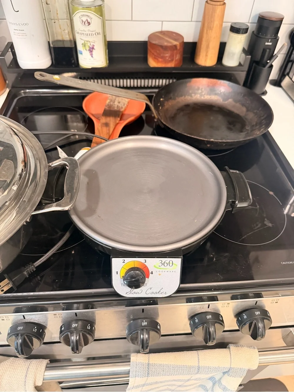 360 Cookware 6 Quart Slow Cooker Set